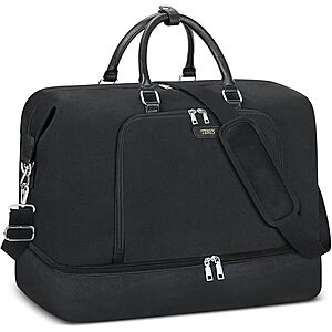 Amazon &ndash; TIBES Travel Weekender Bag w/ Shoe Compartment - $17.99 w/ Code