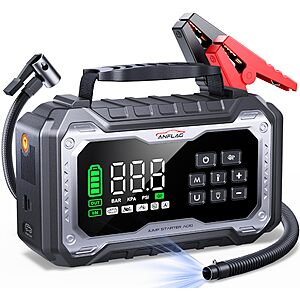 Amazon &ndash; ANFLAG 8000A Jump Starter w/ 160 PSI Tire Compressor - $57.59 at Checkout