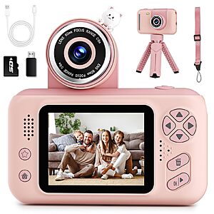Amazon &ndash; Makolle Kids Camera for Ages 3&ndash;12 - $15.99 w/ Code