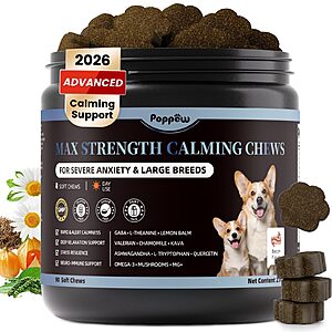 Amazon &ndash; Advanced Calming Chews for Dogs - $10.50 w/ Code + Coupon