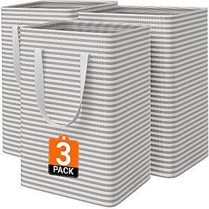 Amazon &ndash; SmartTrends 3-Pack 75L Collapsible Laundry Hampers - $15.59 w/ Code