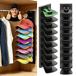 Amazon &ndash; PCEEL 2-Pack Baseball Cap Organizer - $8.49 w/ Code