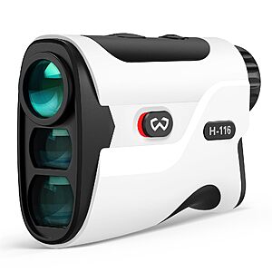 Amazon &ndash; WOSPORTS 1200-Yard Golf Rangefinder w/ Slope - $29.99 w/ Code + Deal