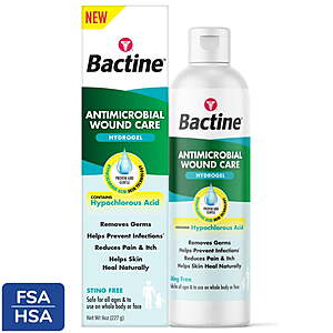 50% back in Walmart Cash BACTINE Wound Care and Antibiotic Ointment $4.97-9.97 First Aid Items, Two Unique offers FS Walmart+ LIMIT 5 EACH