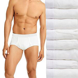 Men's Hanes 7 + 1 Bonus Pack Ultimate ComfortSoft Full-Cut Briefs M-XL $15.20 ac Free KOHLS PICK UP