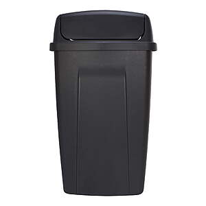 Mainstays Kitchen Trash Can, 13 Gallon Plastic Garbage Bin with Swing Top Lid, Black $12.93 Free Ship Walmart+ or Pick Up