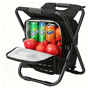 $17.98 KAMIDA (seller) Camping Chairs With Storage Bag ,Folding Stool,Portable ,Fishing Outdoor Backpack Chair $17.98 FS Walmart+ or at $35