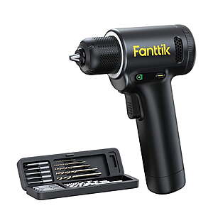 Starts 6/10 Fanttik Cordless Electric Drill with Brushless Motor & Dual Screen $54.99 Sams Club