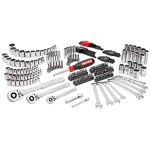 $126 ACE REWARDS PICK UP Craftsman 1/4 & 3/8 & 1/2 in. drive Metric/SAE Mechanic's Tool Set 256 pc