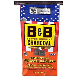 $8 Free Pick up ACE HARDWARE B&B Charcoal All Natural Hickory and Oak Charcoal Briquettes 17.6 lb