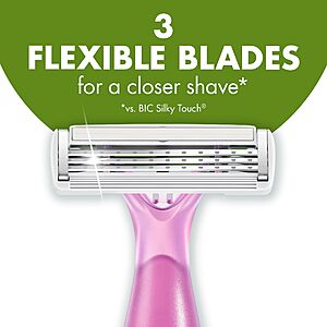 $5.25-$5.50 or less S&S CLIP Q Pack of 8 Razors-BIC Soleil 3 Simply w Aloe or Escape Scented Women's Disposable Razors, 3 Blades