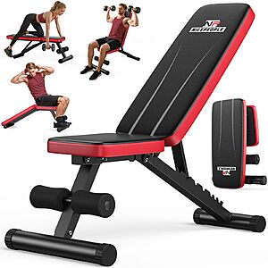 $37.09 FS Amazon NICEPEOPLE Adjustable Weight Bench 660lb capacity