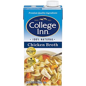 $2.09 AMAZON College Inn Chicken Broth, 32 Oz | CI Broth Carton - Chicken 32 oz
