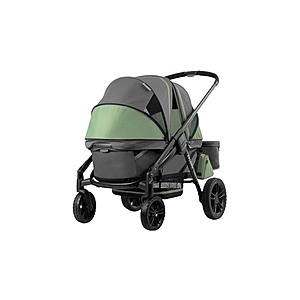 $209.99 FS PRIME WOOT Evenflo Pivot Xplore Dreamz All-Terrain Stroller Wagon with Bassinet Insert