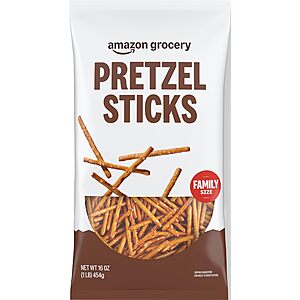 $1.86 S&S Amazon Grocery, Pretzel Sticks, 16 Oz buy 4/save 10%