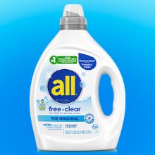 All Free & Clear Liquid 330 Loads & Snuggle Dryer Sheets 230ct Bundle $34.83 S&S or less $15 off Promo Free Shipping