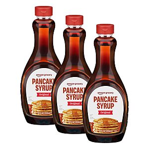 $3.60 S&S Amazon Grocery, Original Pancake Syrup,12 Fl Oz (Pack of 3)