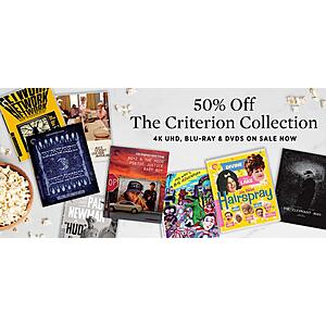 Criterion Collection Semi-Annual 50% Off Sale at Barnes and Noble