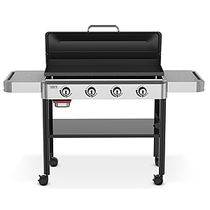 Weber Rust-Resistant 4 Burner Liquid Propane Griddle 36-Inch Wide in Black - 1501006 - $598 + FS