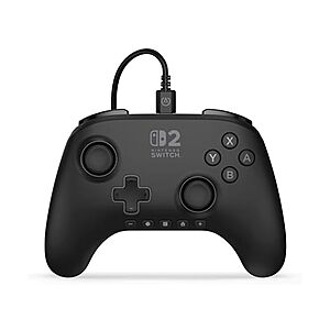 PowerA Advantage Wired Controller for Nintendo Switch 2 - Officially Licensed, Hall Effects, Mappable Buttons, Pro Controller, C Button, On-board Audio Controls - $14.99