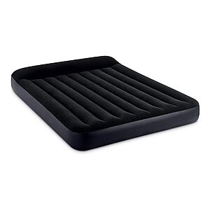 INTEX 64149ED Dura-Beam Standard Pillow Rest Air Mattress: Fiber-Tech &ndash; Queen Size &ndash; Built-in Electric Pump &ndash; 10in Bed Height &ndash; 600lb Weight Capacity $28.99