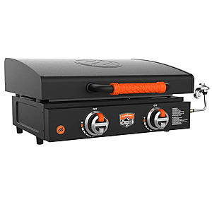 Blackstone OTG 2-Burner 22" Propane Omnivore Tabletop Griddle with Hood. $197.99
