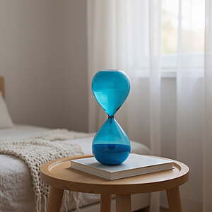 Mainstays 8" Hourglass (Blue or Purple) $5.92 + Free Shipping w/ Walmart+ or on $35+