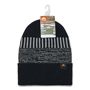Ozark Trail Men's Beanies: Vertical Stripe or Reflective $3.05 + Free S&H w/ Walmart+ or on $35+