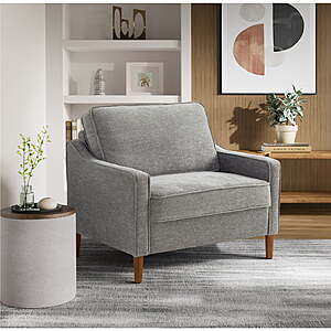 Studio Living Sanborn Modern Arm Chair (Light Gray or Gray) $138 + Free Shipping