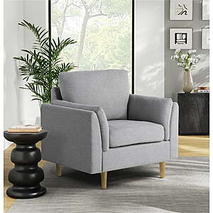Studio Living Stockholm Accent Chair (Cream or Light Gray) $144 + Free Shipping