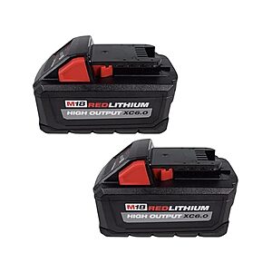 2-Pack Milwaukee Tool M18 6.0Ah Battery (48-11-1862) $155.69 + Free Shipping