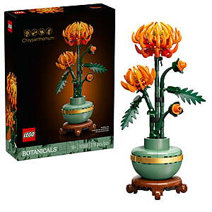 278-Piece LEGO Icons Chrysanthemum Building Set (10368) $23.99 + Free Shipping w/ Walmart+ or on $35+