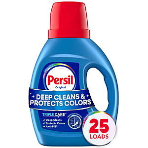 34-Ounce Persil Deep Clean Original Liquid Laundry Detergent (25 Loads) + $2.50 Walmart Cash for $5.44 + Free Shipping w/ Walmart+ or $35+