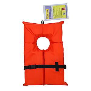 Ozark Trail Type II PFD Life Jacket w/ Adjustable Belt (International Orange) $8.88 + Free Shipping w/ Walmart+ or on $35+