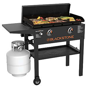 Blackstone 28" 2-Burner Outdoor Flat Top Grill w/ Hard Cover $224 + Free Shipping