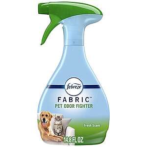 14.8-Oz Febreze Fabric Refresher (Pet Odor Fighter Fresh, Downy April Fresh & More): 4 for $10 at Walgreens w/ Free Store Pickup