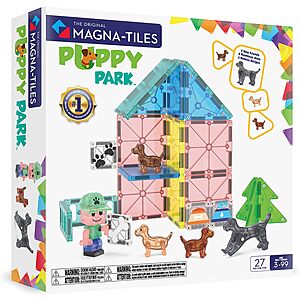 27-Piece MAGNA-TILES Puppy Park Magnetic Construction Set $22.95 + Free Shipping w/ Prime or on $35+