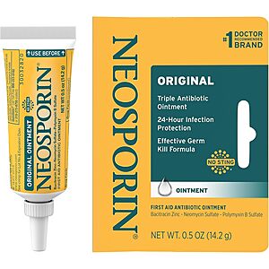 0.5-Ounce Neosporin Original Triple Antibiotic Ointment w/ Bacitracin Zinc $2.69 w/ S&S + Free Shipping w/ Prime or on $35+