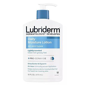 16-Ounce Lubriderm Daily Moisture Hydrating Body & Hand Lotion w/ Vitamin B5 $4.79 w/ S&S + Free Shipping w/ Prime or on $35+