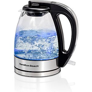 1-Liter Hamilton Beach Electric Tea Kettle $18.04 + Free Shipping w/ Prime, Walmart+ or on $35+