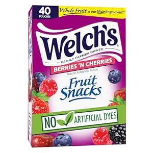 40-Pack 0.8-Ounce Welch's Berries 'N Cherries Fruit Snacks $4.67 w/ S&S + Free Shipping w/ Prime or on $35+