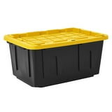 Sam's Club Members: 27-Gal Member's Mark Heavy Duty Storage Tote (Black/Yellow) $6.98 + Free Pickup