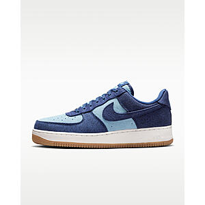 Nike Men's Air Force 1 '07 LV8 "Denim" Shoes (Navy/Worn Blue) $65.23 + Free Shipping