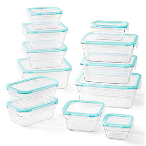 Sam's Club Members: Member's Mark by Glasslock 24-Piece Tempered Glass Food Storage Container Set $19.98 + Free Store Pickup