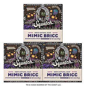 3-Pack 5-Oz Dr. Squatch Golden Glory FIFA World Cup 2026 Limited Edition Men's Bar Soap $12 + Free Shipping w/ Prime or on $35+