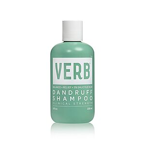 8-Oz VERB 3% Salicylic Acid Dandruff Shampoo $10.45 w/ S&S + Free Shipping w/ Prime or on $35+