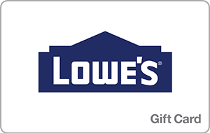 $100 Lowe's Gift Card for $90, egifter