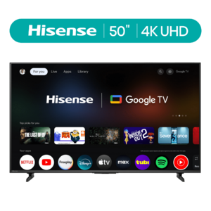 YMMV, Hisense 50-Inch Class H5 Series 4K UHD HDR Google Smart TV (50H5BG, 2025 Model), $158, pickup only, Walmart