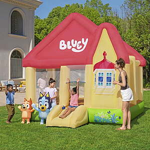 Sam's Club members, Bluey's Kids Inflatable Mega Bouncy House with Slide, $199.98, FS Plus