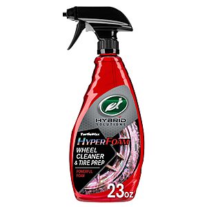 23 oz Turtle Wax Hybrid Solutions Hyper Foam Wheel and Tire Cleaner, $8.39 if coupon available, Amazon YMMV